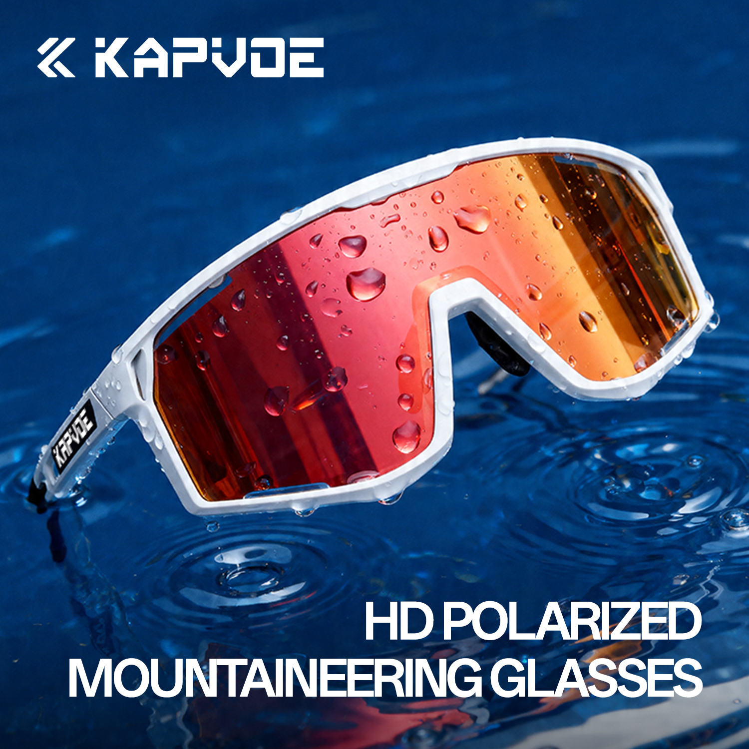 Mountain Biking Glasses - Kapvoe 2026 Polarized Fishing UV400 Sunglasses
