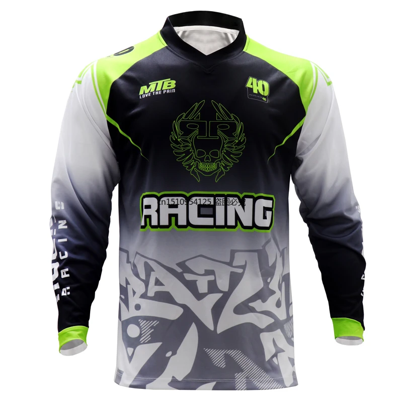 Mountain Biking Long Sleeve Shirt - Long Sleeve Quick Dry MTB Jersey