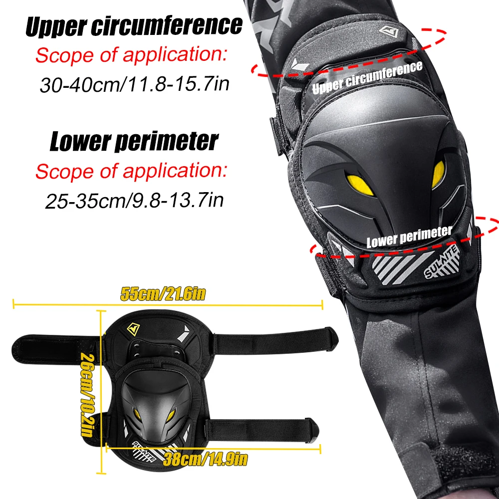 GOMOREON 1Pair Motorcycle Elec – Mountain Biking Knee Pads Bewertung und Preis