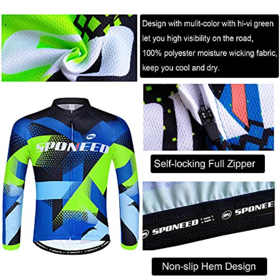 sponeed Cycling Clothes for Me – Mountain Biking Long Sleeve Shirt Bewertung und Preis