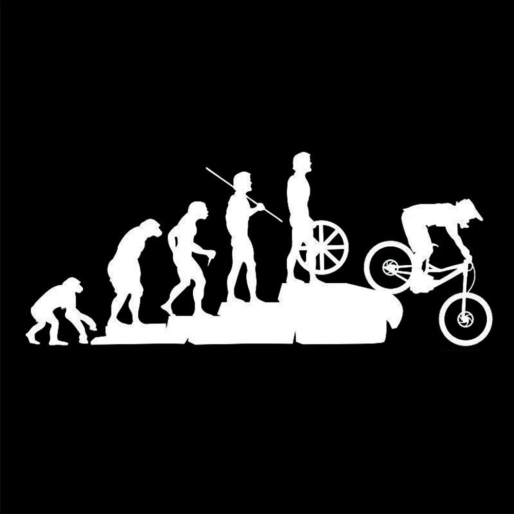 22.8*9.5CM Interesting Evoluti – Mountain Biking Cartoon Bewertung und Preis
