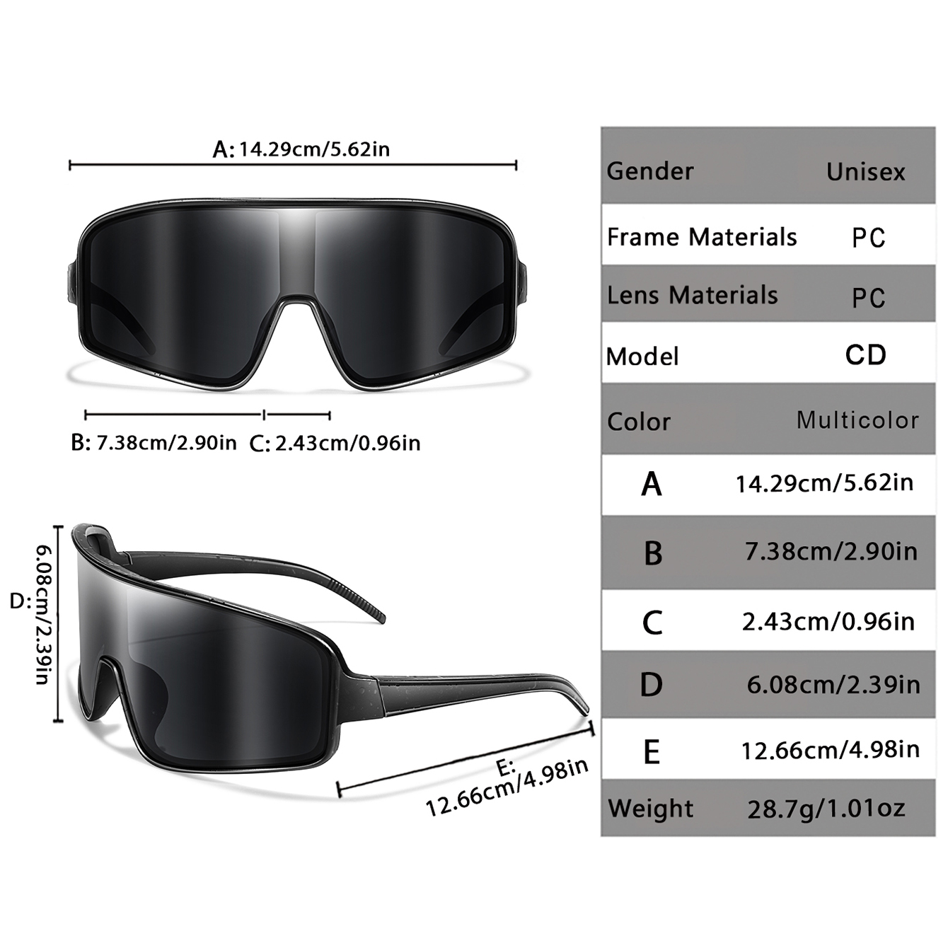 Outdoor Casual Sunglasses Larg – Mountain Biking Glasses Bewertung und Preis