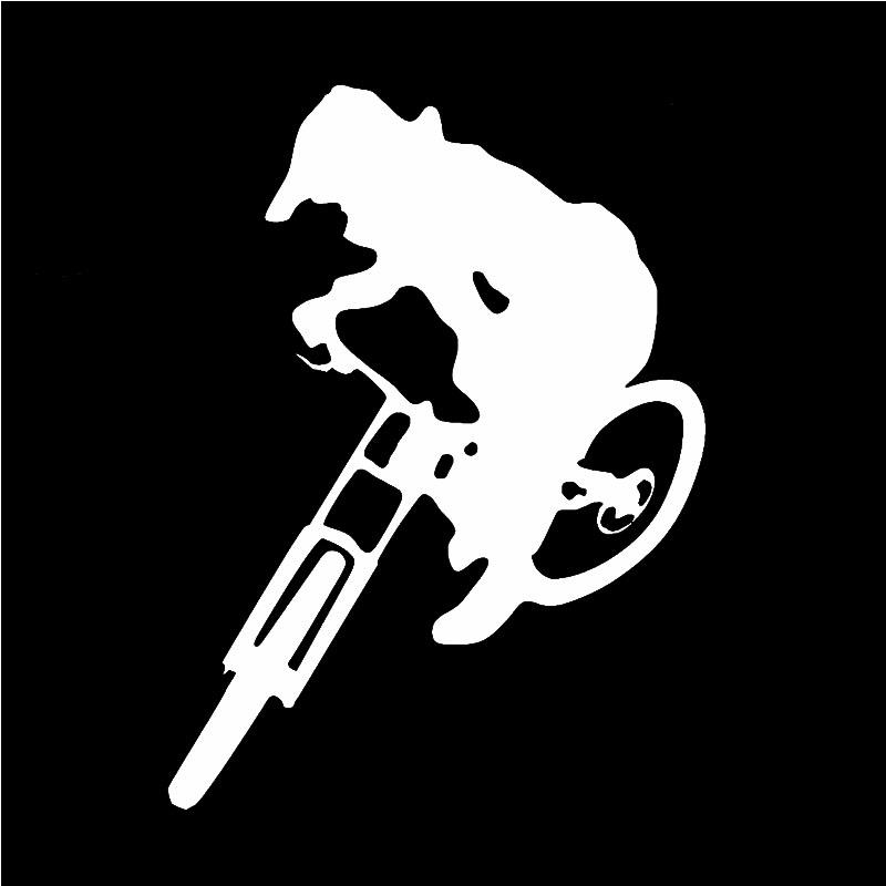 1 piece Car Sticker Black/Sliv – Mountain Biking Cartoon Bewertung und Preis