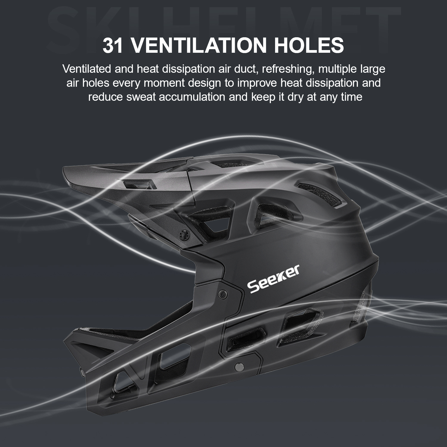 Seeker bicycle off-road full-f – Mountain Biking Full Face Helmet Bewertung und Preis