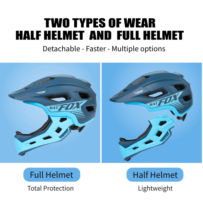 BATFOX Full Face Helmet Kids D – Mountain Biking Full Face Helmet Bewertung und Preis