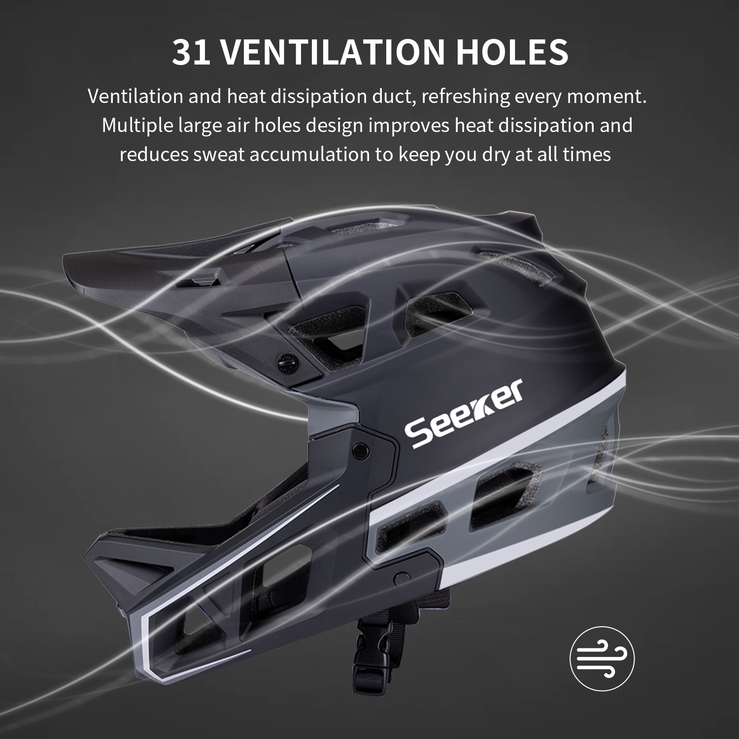 SEEKER mountain bike off-road  – Mountain Biking Full Face Helmet Bewertung und Preis